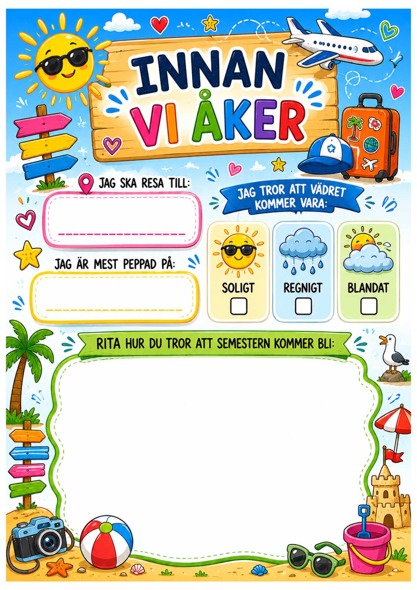 Resedagbok för barn – skapa minnen för livet