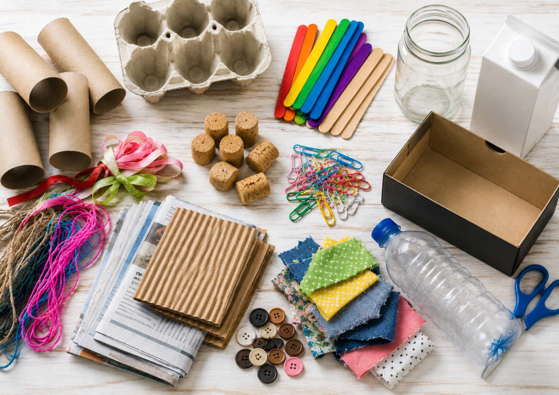 Släng inte detta! 15 återbrukssaker som blir perfekta pysselmaterial