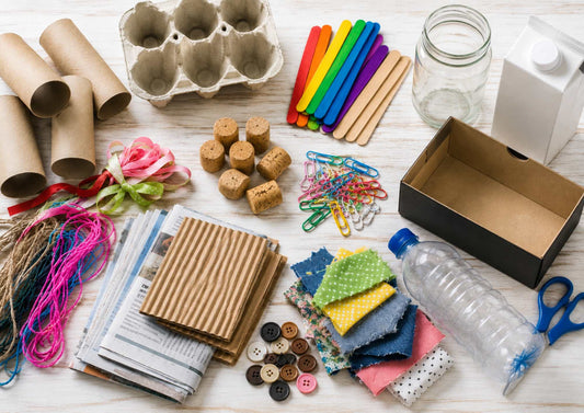 Släng inte detta! 15 återbrukssaker som blir perfekta pysselmaterial