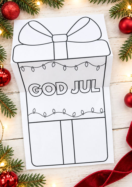 Vikbara julklappar med överraskning - roligt julpyssel