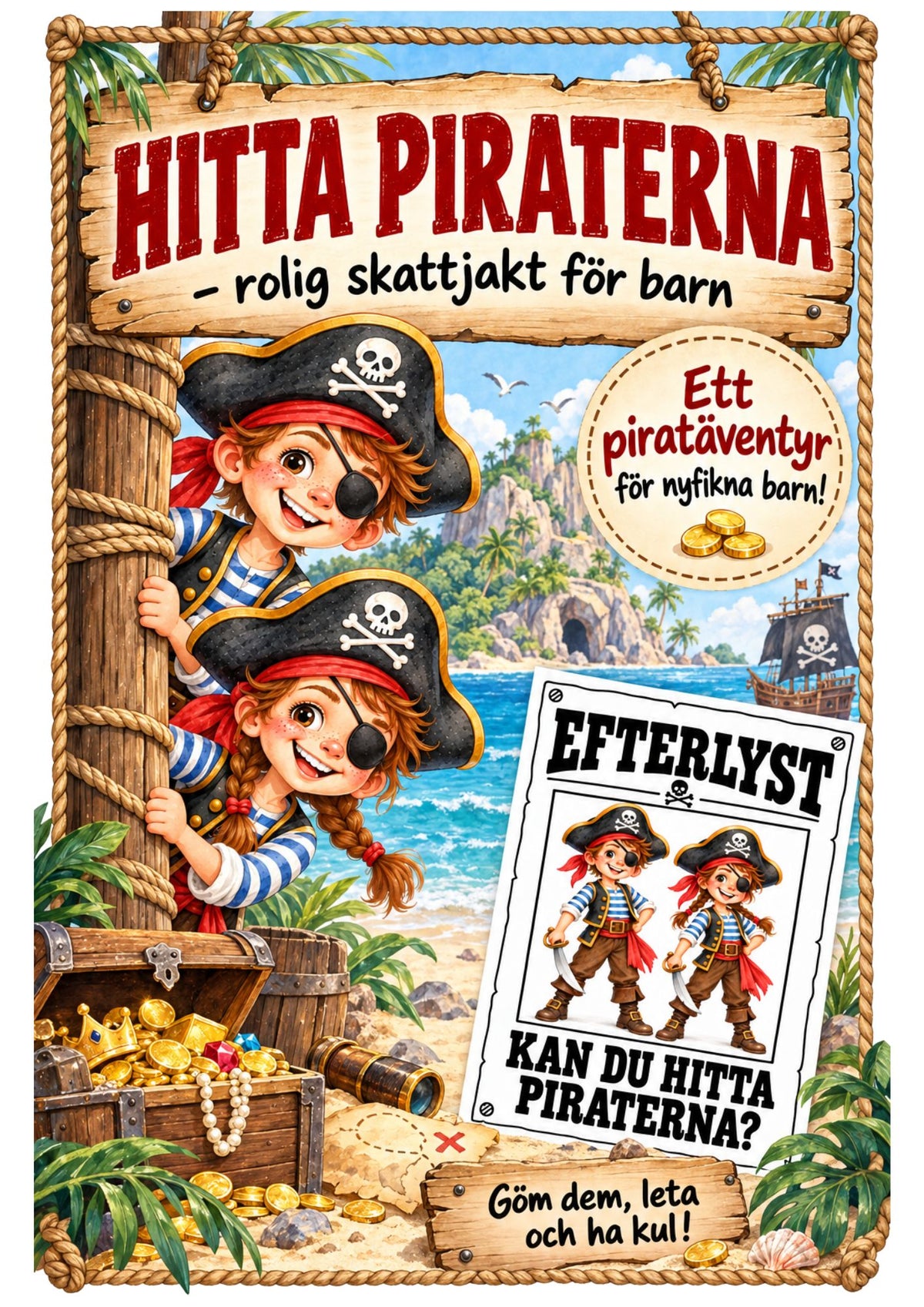 Hitta Piraterna – rolig skattjakt för barn