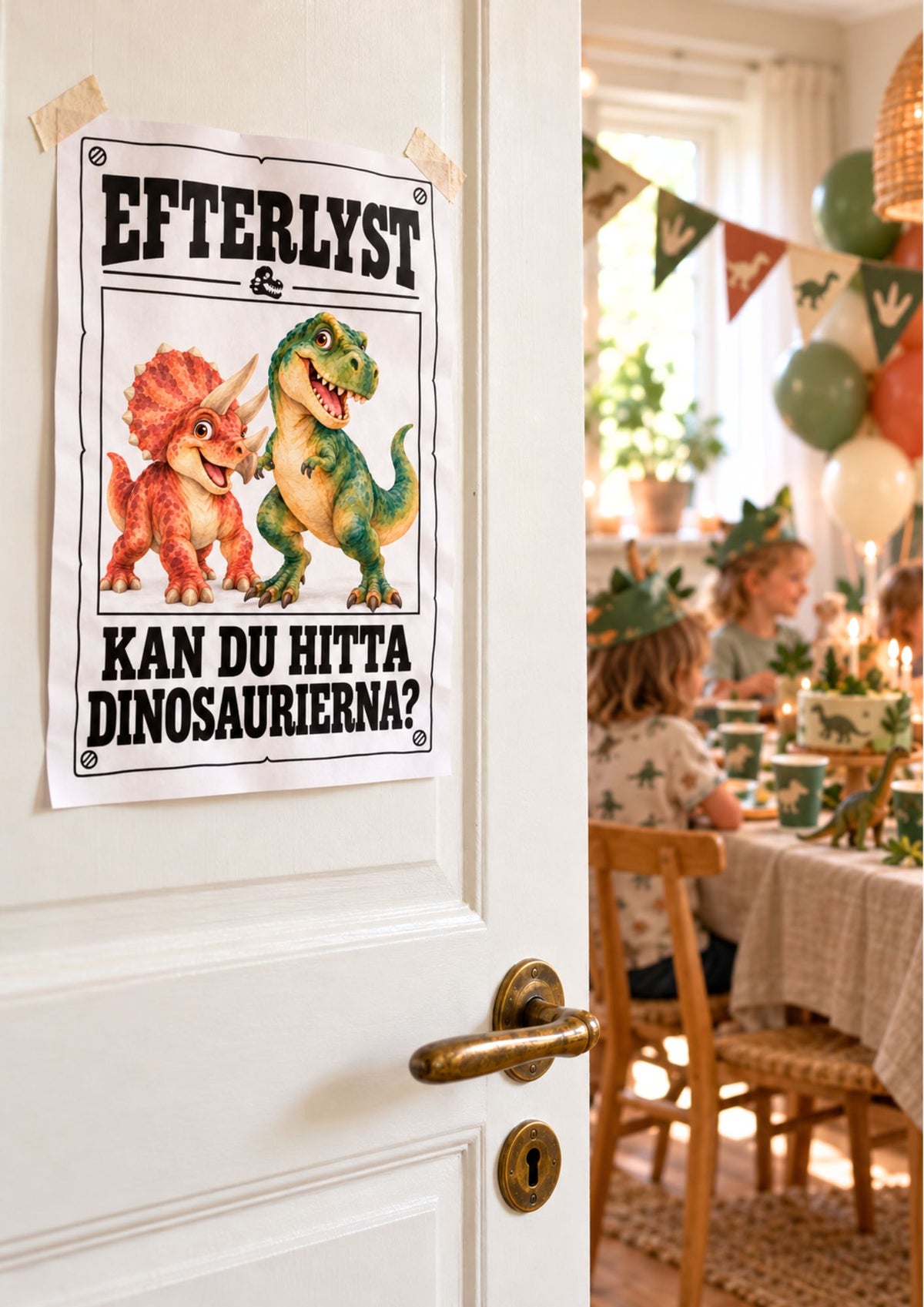 Hitta dinosaurierna – rolig aktivitet för barn som passar kalas