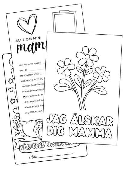 Mors dag-pyssel – Allt om mamma & målarbilder