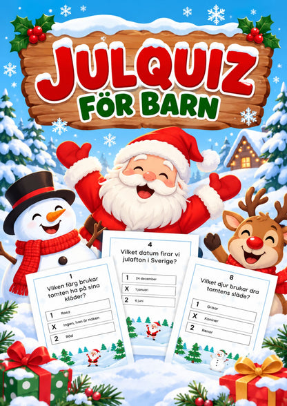 Julquiz för barn – 10 roliga julfrågor
