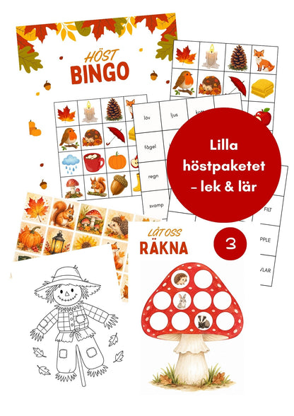 Lilla höstpaketet – lek & lär