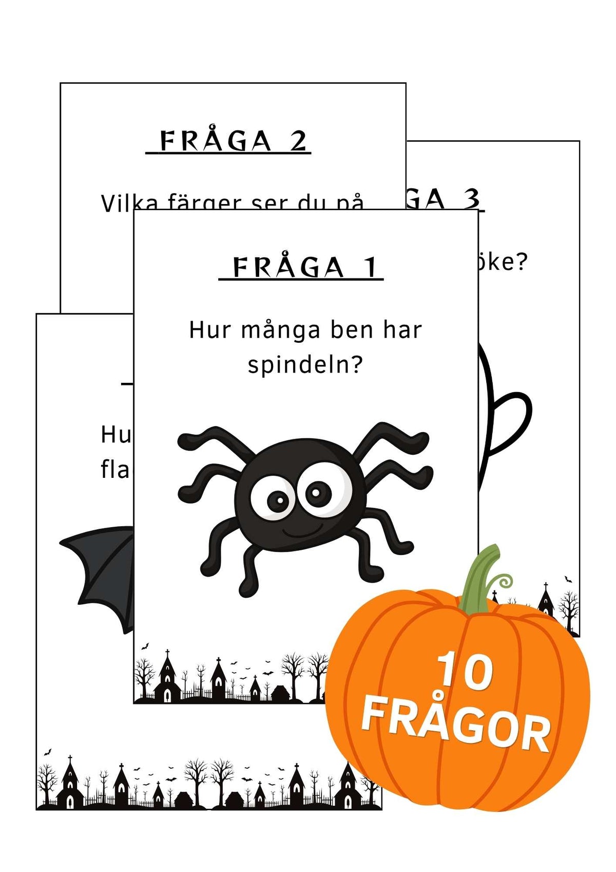 Halloween: Tipspromenad för yngre barn
