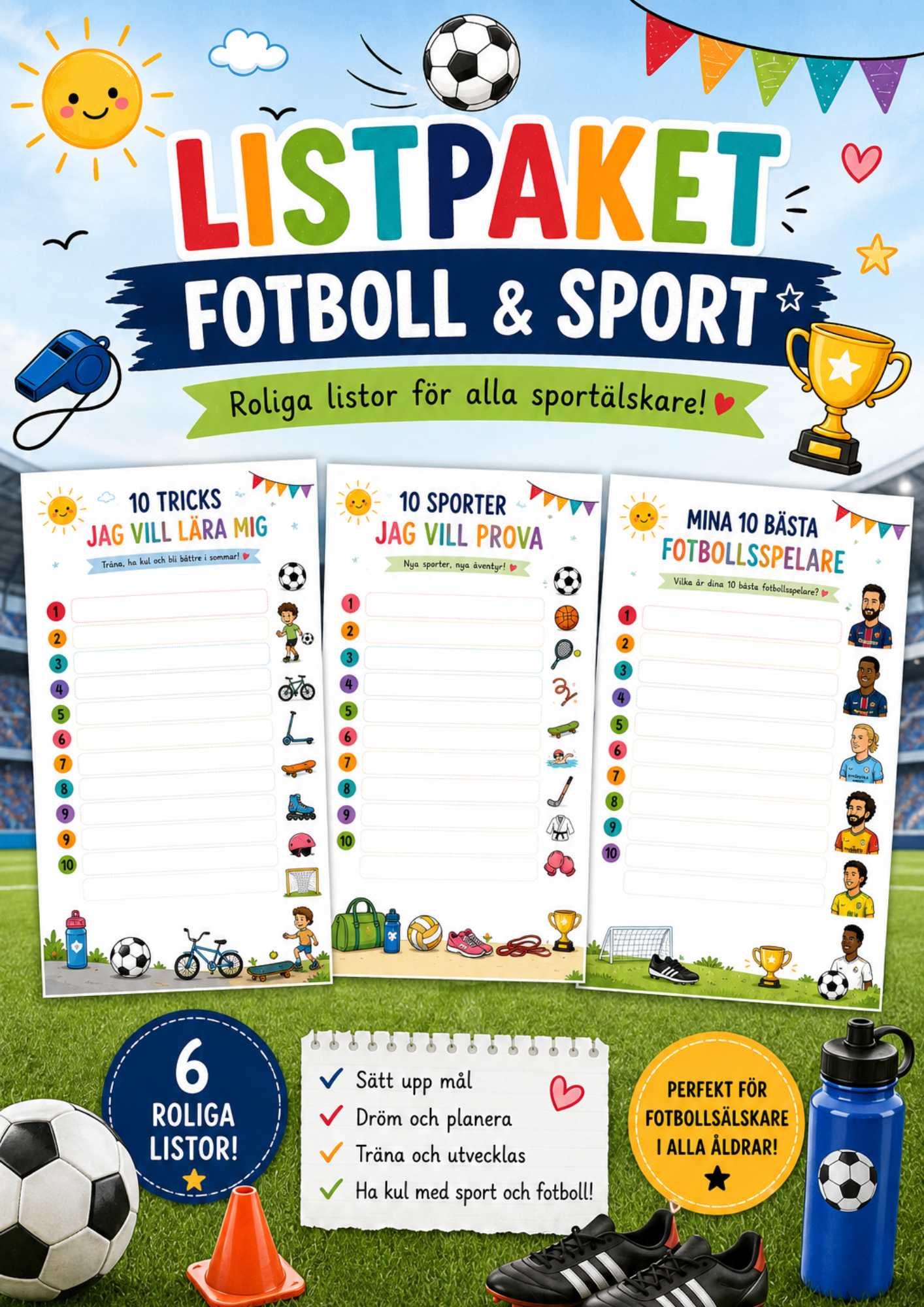 Listpaket – Fotboll & Sport
