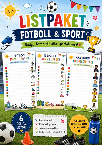 Listpaket – Fotboll & Sport