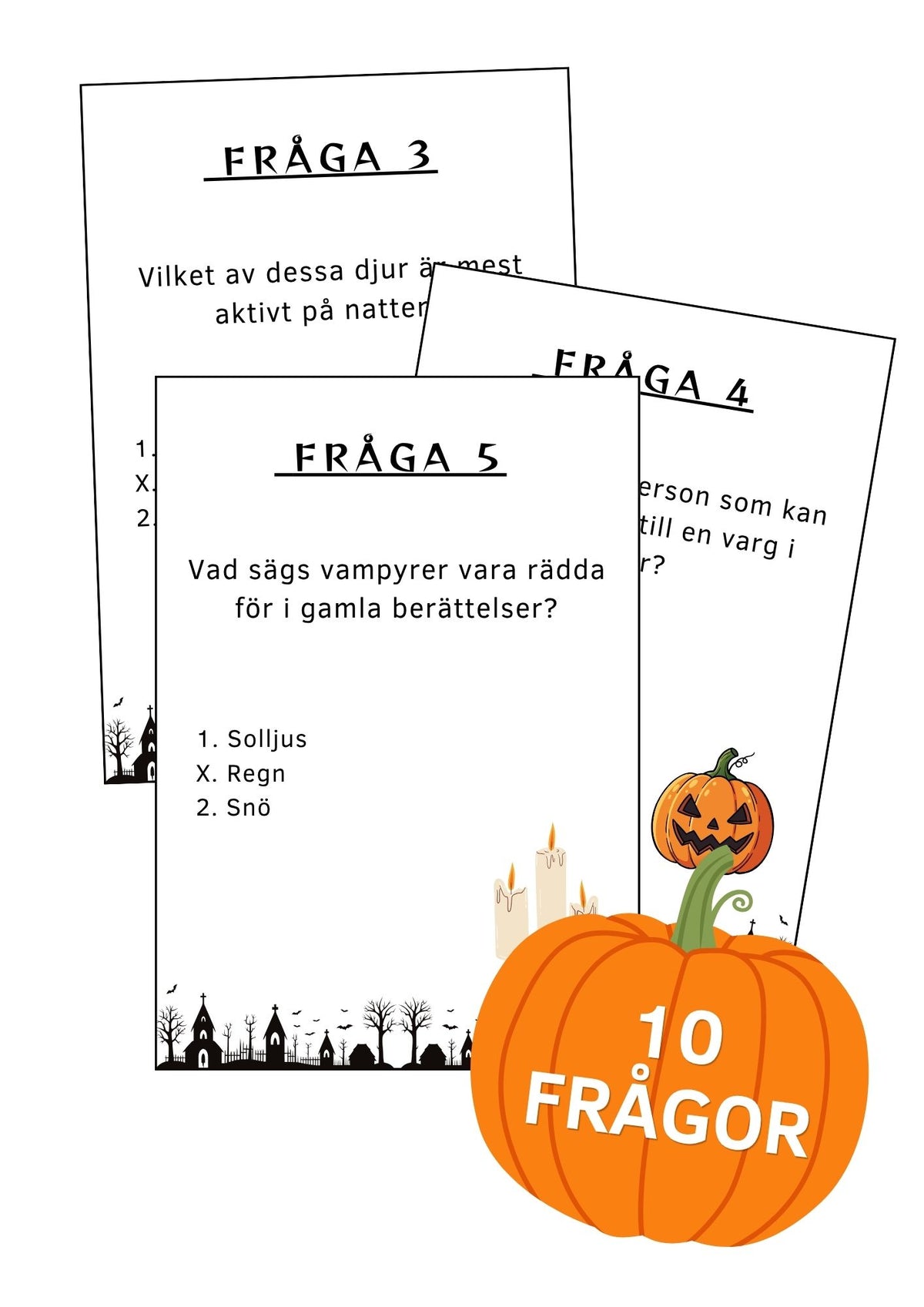 Halloween: Tipspromenad för äldre barn