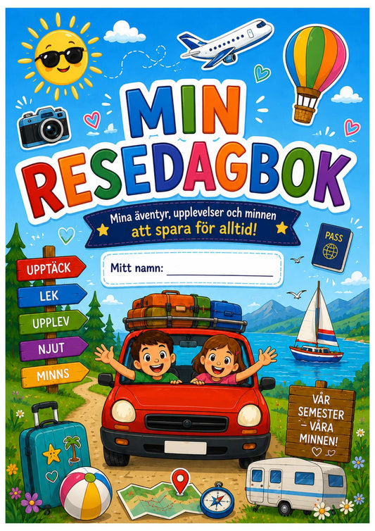 Resedagbok för barn – skapa minnen för livet