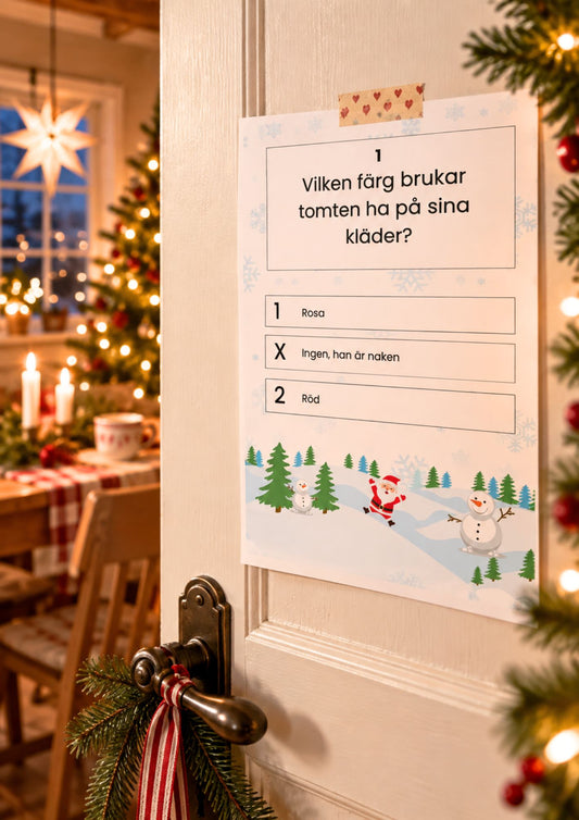 Julquiz för yngre barn – 10 roliga julfrågor