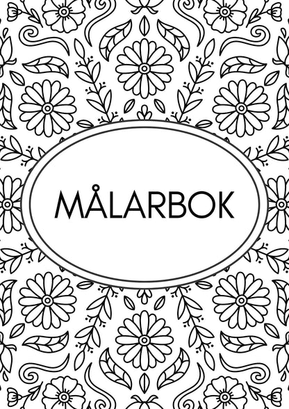 Målarbok – 20 detaljrika målarbilder med budskap