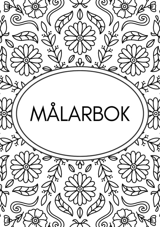 Målarbok – 20 detaljrika målarbilder med budskap