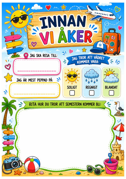 Resedagbok för barn – skapa minnen för livet