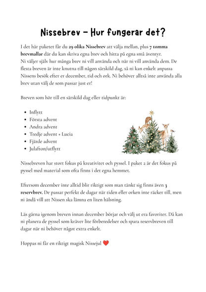 instruktioner för hur nissebrev återbruk fungerar