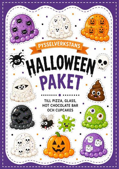 Skapa din egen halloweenglass med pysselpaket