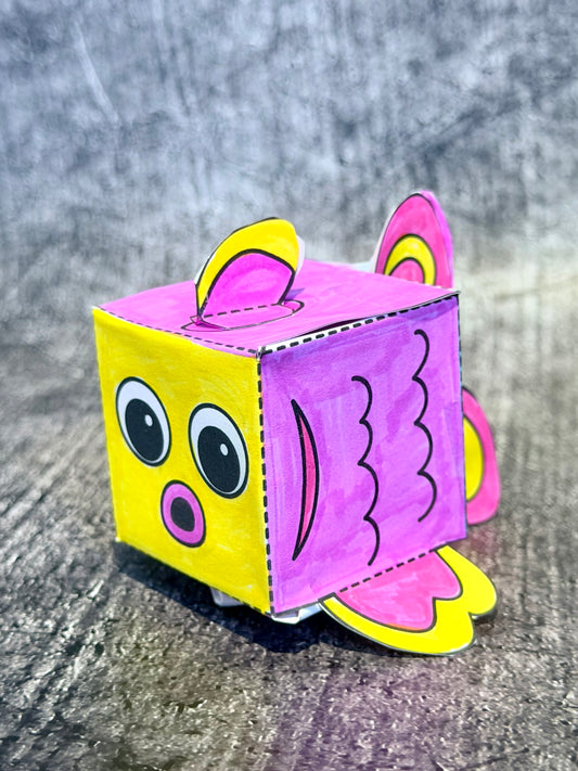 Vik din egen fisk – 3D-pyssel i papper