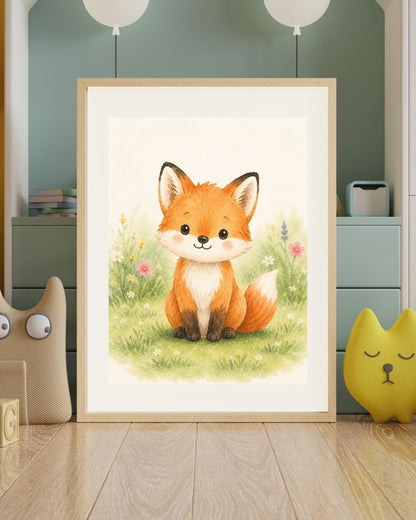 Söt rövunge på poster från pysselverkstan