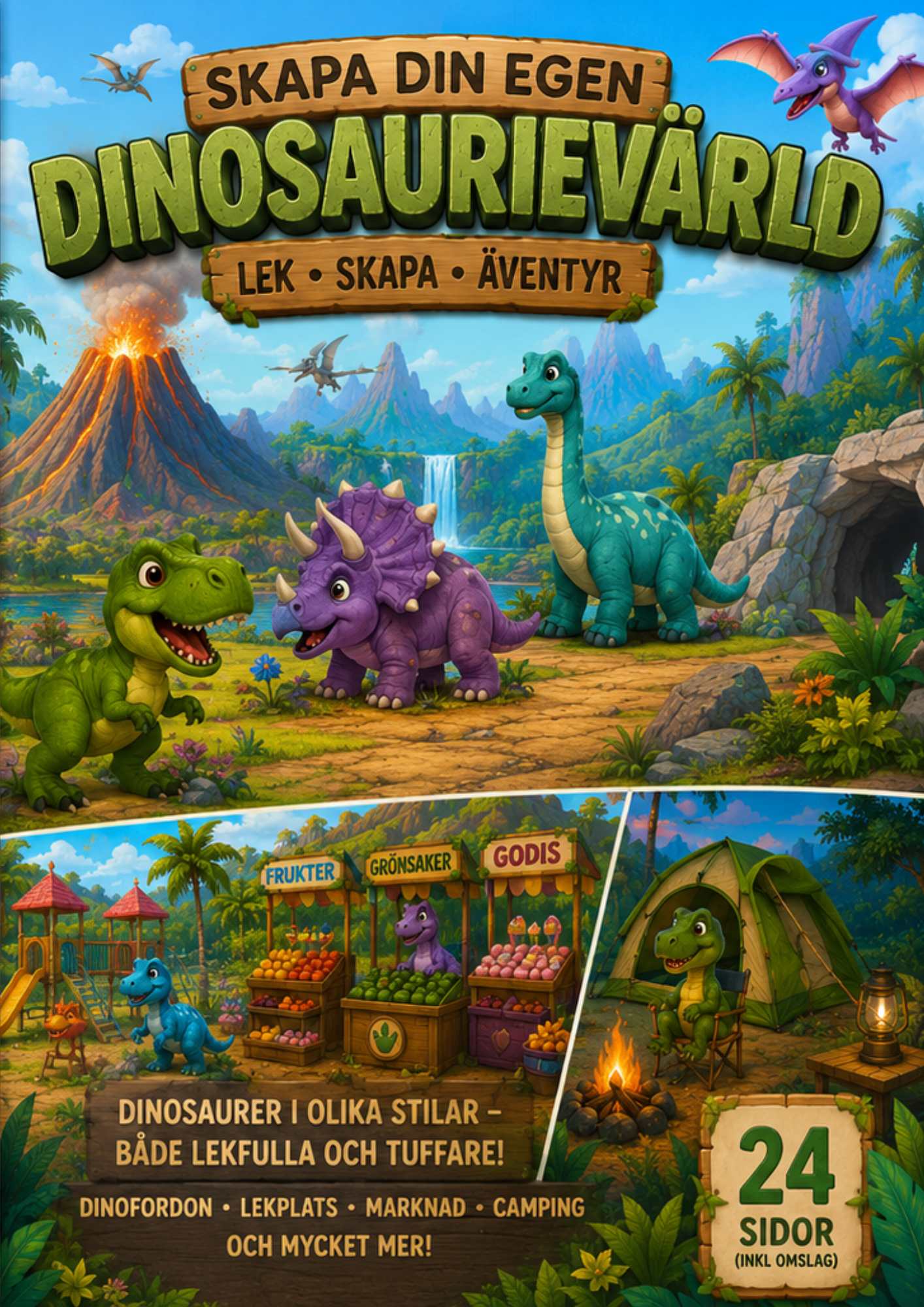 Skapa din egen dinosaurievärld