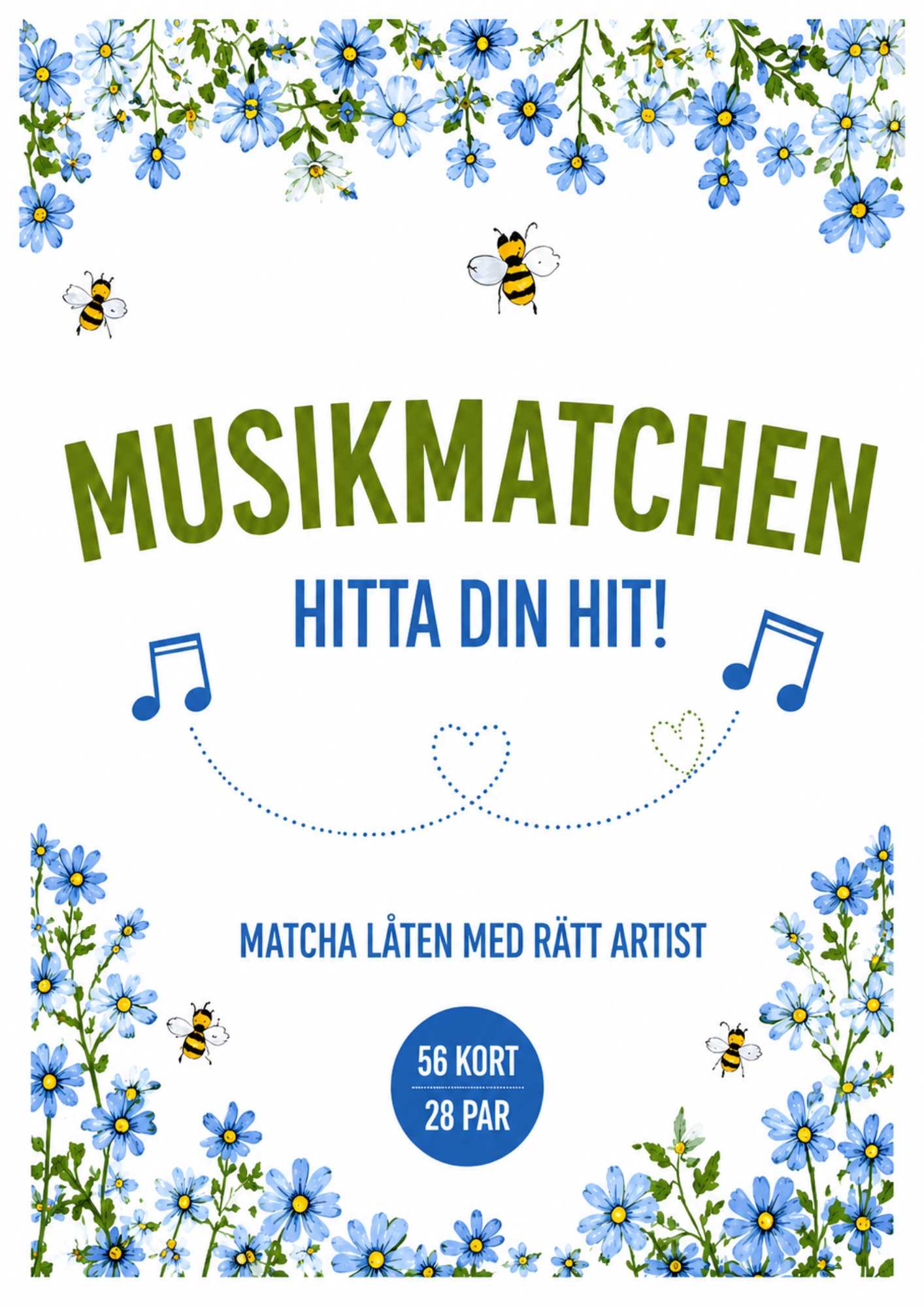 hitta din hit i spelet musikmatch från pysselverkstan