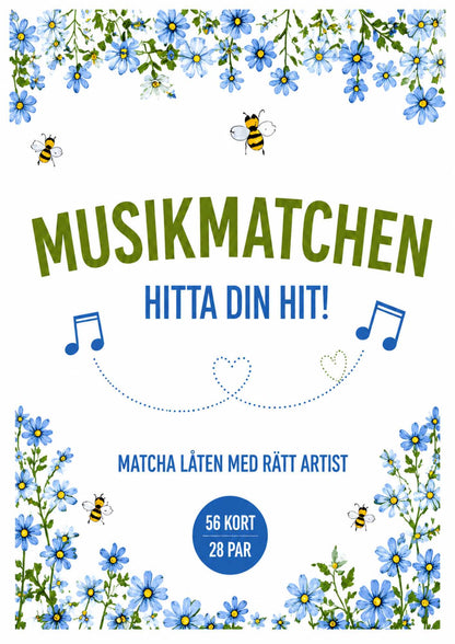 hitta din hit i spelet musikmatch från pysselverkstan