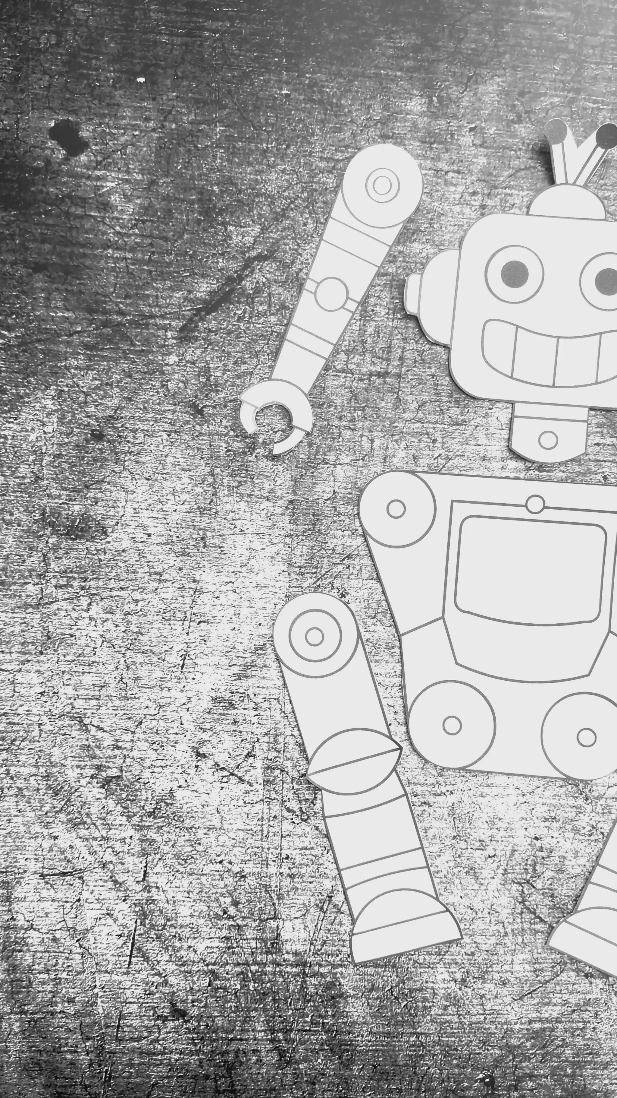 Video med Bygg en robot – Klipp, färglägg och skapa