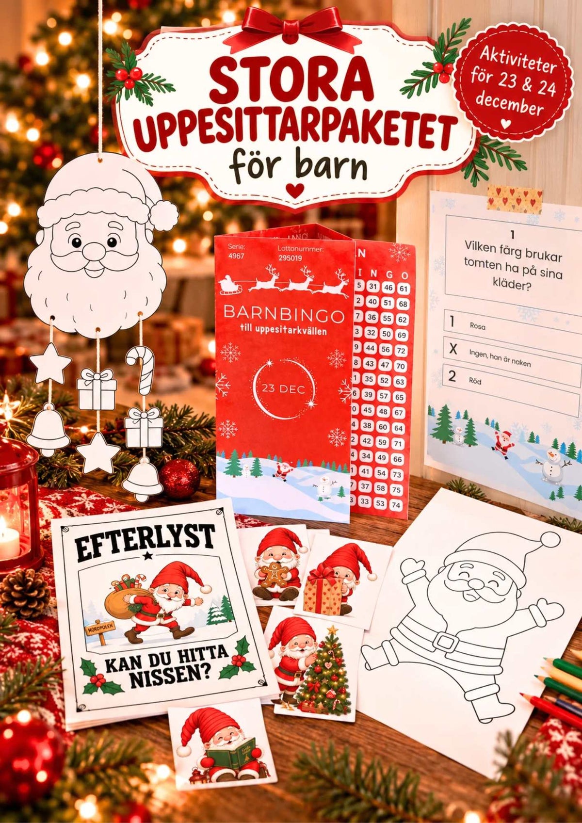 Stora Uppesittarpaketet för barn